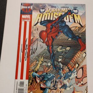 SPIDERMAN HOUSE OF M #1 SIGNED BY MARK WAID WITH COA (AUGUST 2005)